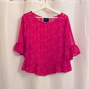 Hot Pink Blouse